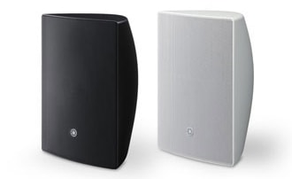 Utanpåliggande högtalare 8" baskonmed en 1"soft dome tweeter, svart